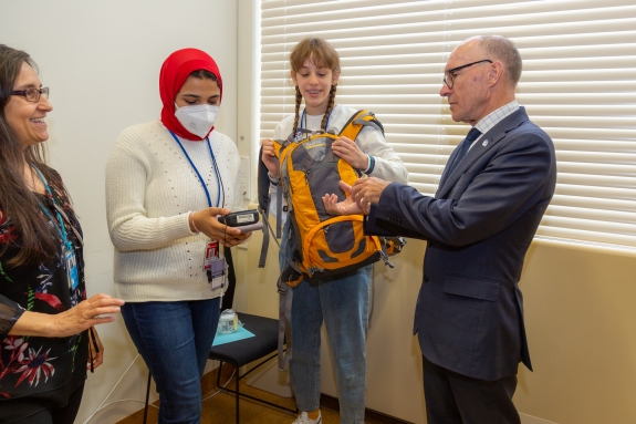 CTBTO Executive Secretary Robert Floyd joins the organization’s On-Site Inspection (OSI) session of Vienna Daughters' Day 