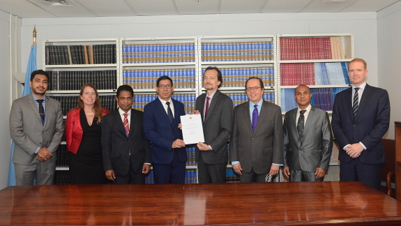 Ratification ceremony held at the United Nations Headquarters in New York