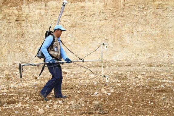 OSI field exercise with magnometer
