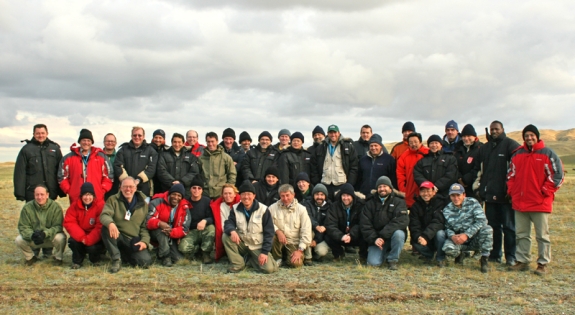 The IFE08 inspection team.