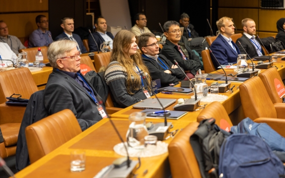 Participants listening to presentation O & M Workshop 2022