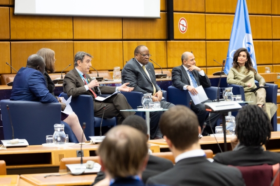 Science Diplomacy high-level panel discussion in progress 
