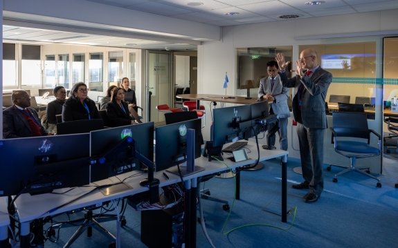 Presentation at Operations Centre of CTBTO’s International Data Centre (IDC)