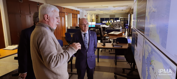 Floyd visits National Data Centre (NDC) at Portuguese Institute for Sea and Atmosphere, Instituto Portugues do Mar e Atmosfera (IPMA)