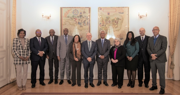 Floyd meets with Executive Secretary of the Community of Portuguese Language Countries (CPLP), Zacarias Albano da Costa, and representatives of 9 CPLP countries