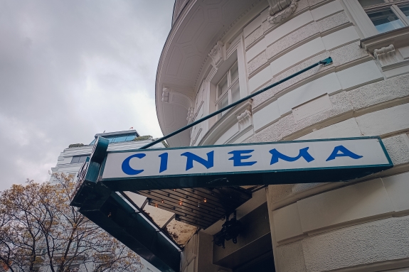 Exterior of the Top Kino cinema in Vienna, Austria
