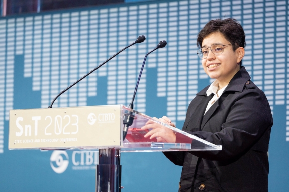 Alinne Olvera Martínez, youth representative and alumna of CTBTO Mentoring Programme 