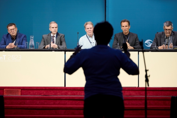 NDC-in-a-Box side event, featuring developers and users of the software  