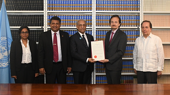 Sri Lanka Ratification ceremony at United Nations Headquarters in New York