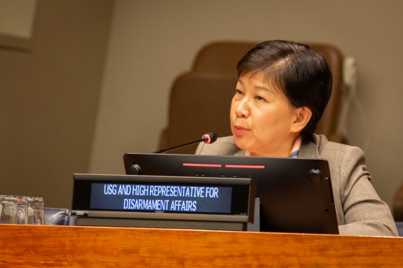 High Representative Nakamitsu delivering opening statement