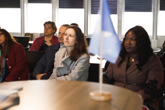 Participants listening to presentation in IDC Operations Centre