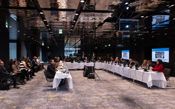 CTBTO senior management and staff participating in the 2023 Tabletop Exercise