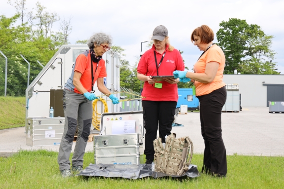 Participants during On-site Inspection (OSI) Directed Exercise 