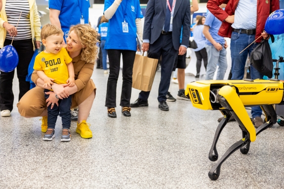 OSI’s robot dog at Vienna International Centre (VIC) 