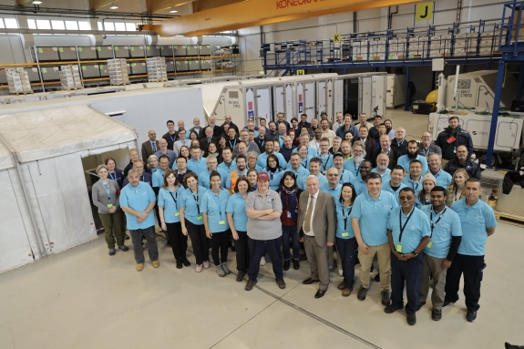 Group picture of the BUE preparatory trainings participants in the TeST Centre in Seiberdorf 