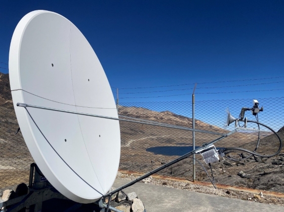 Antenna of CTBTO primary seismic station PS06, La Paz, Bolivia  