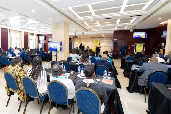 Over 70 participants from 24 States Signatories listening to high-level segment of workshop