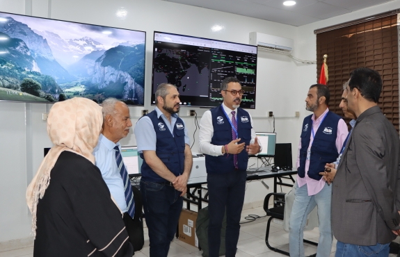 Yemeni officials visiting National Data Centre for CBS briefing 