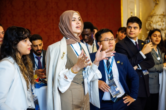 CTBTO Youth Group (CYG) members in meeting with Executive Secretary