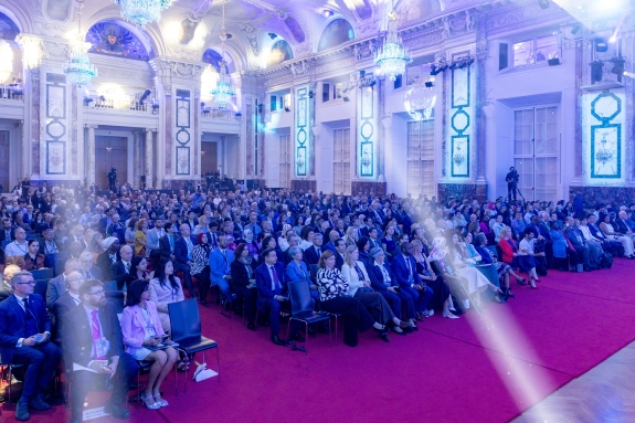 Audience at Festaal at Hofburg during high-level opening of SnT2025