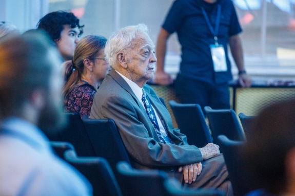 Robert C. Kemerait, oldest SnT2025 participant, retired colleague from United States National Data Centre 