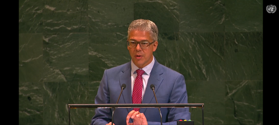 Ambassador Ricklef Beutin, Permanent Representative of Germany to the United Nations, speaking on behalf of Group of Friends of CTBT 