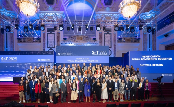 Group photograph of CTBTO staff after closing ceremony 