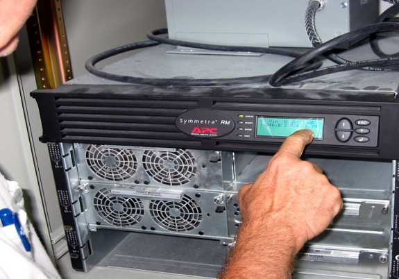 The site comprises the station building, VSAT antenna and diesel-powered electric generator.