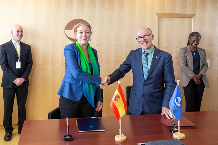 Tsunami warning agreement signature ceremony, 13 June 2022, CTBTO, Vienna International Centre