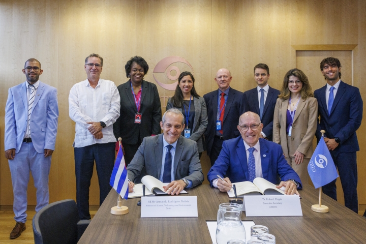 Cuba signs tsunami warning agreement with CTBTO